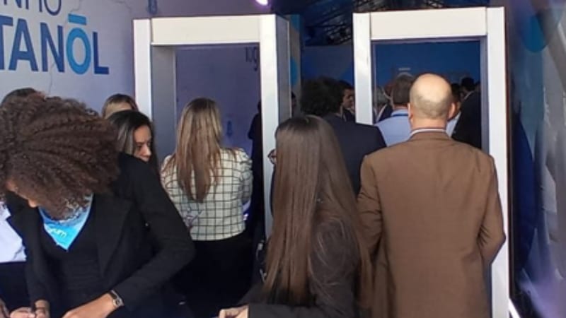 Detector de metal portal para eventos